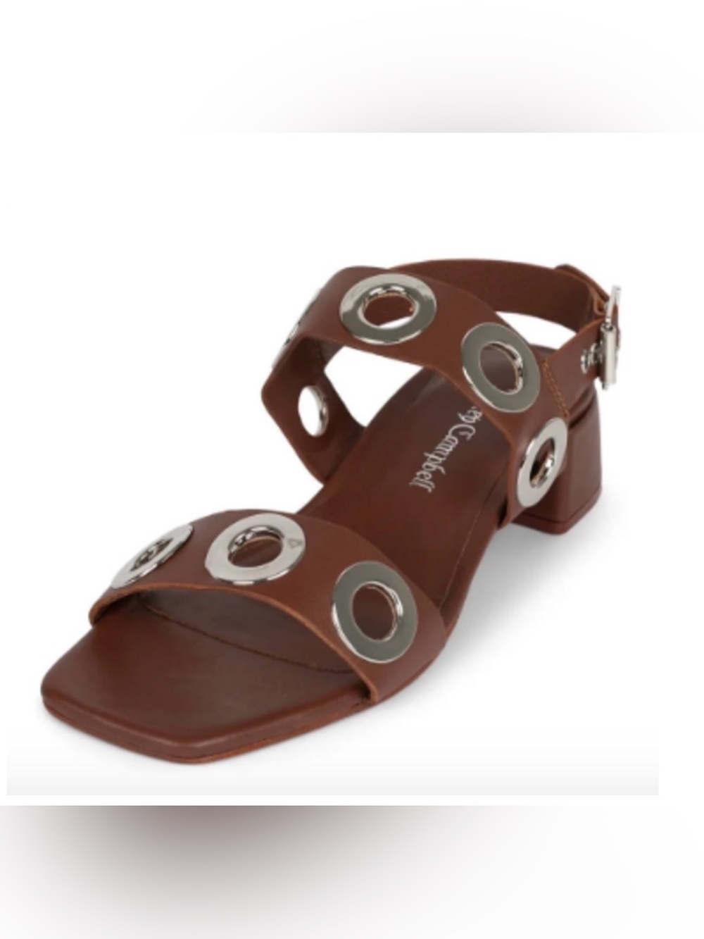 Jeffrey Campbell Rivets in Cognac Silver